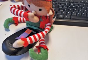 elf on a mouse