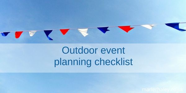 Outdoor Event Planning Checklist