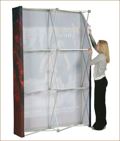 Fabric Pop Up Display Stand Rear Assembly