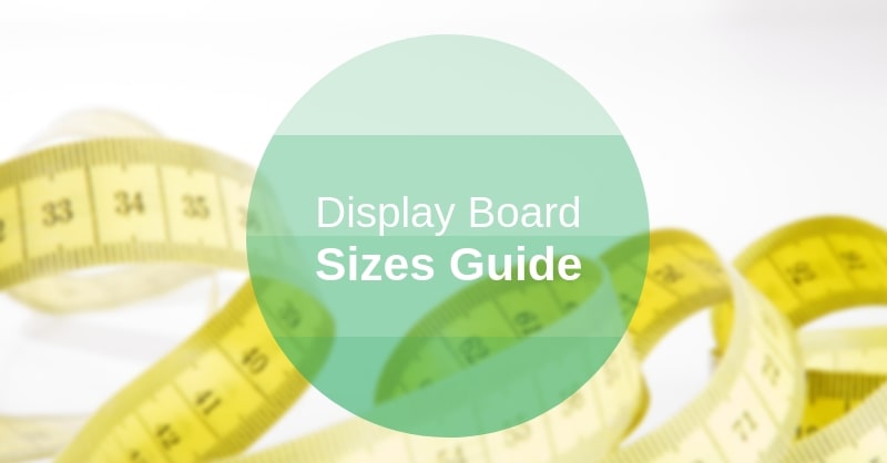 Display board size guide