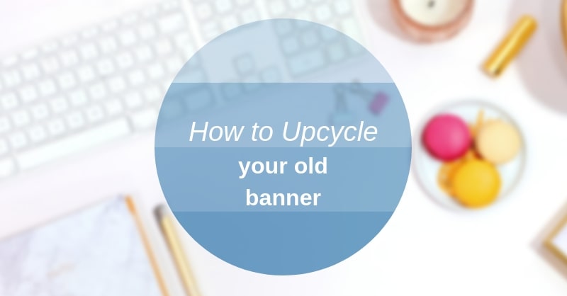 how to upcycle your old banner