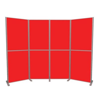 Lightweight Panel and Pole 8 Panels Vertical