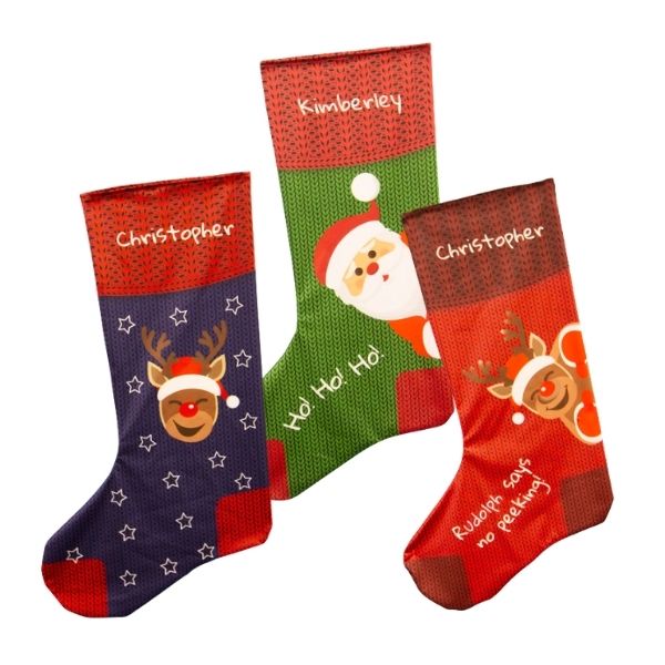 Large Personalised Christmas Stockings