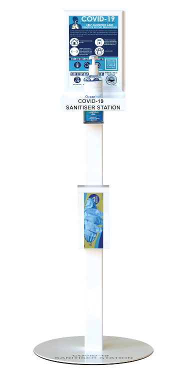 Hand Sanitiser Station - Front View