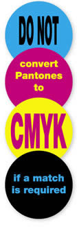 Do not convert Pantones to CMYK