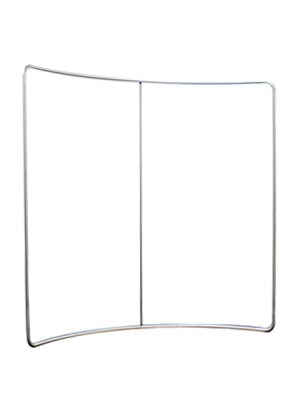 2.4m Curved Fabric Display Frame