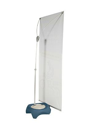 Escape Outdoor Banner Stand Rear View
