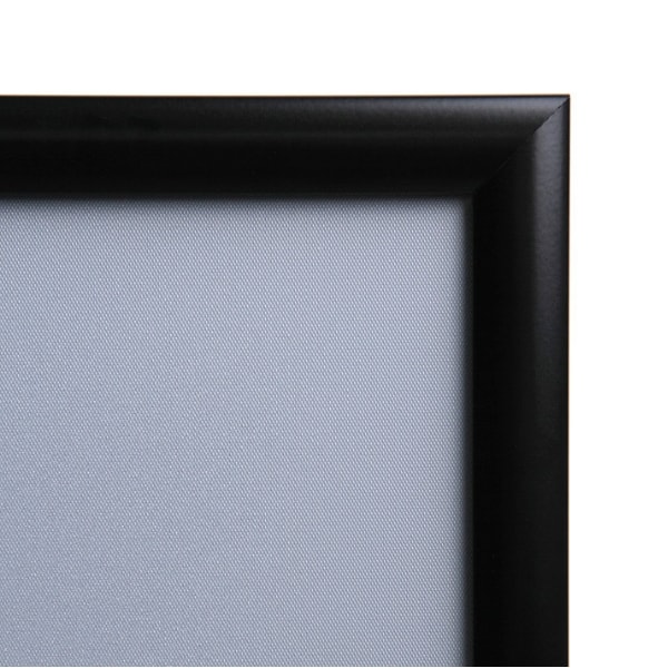 Black snap frame edge