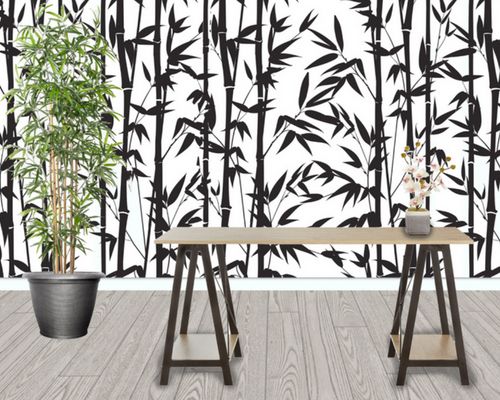 Bamboo Personalised Wallpaper